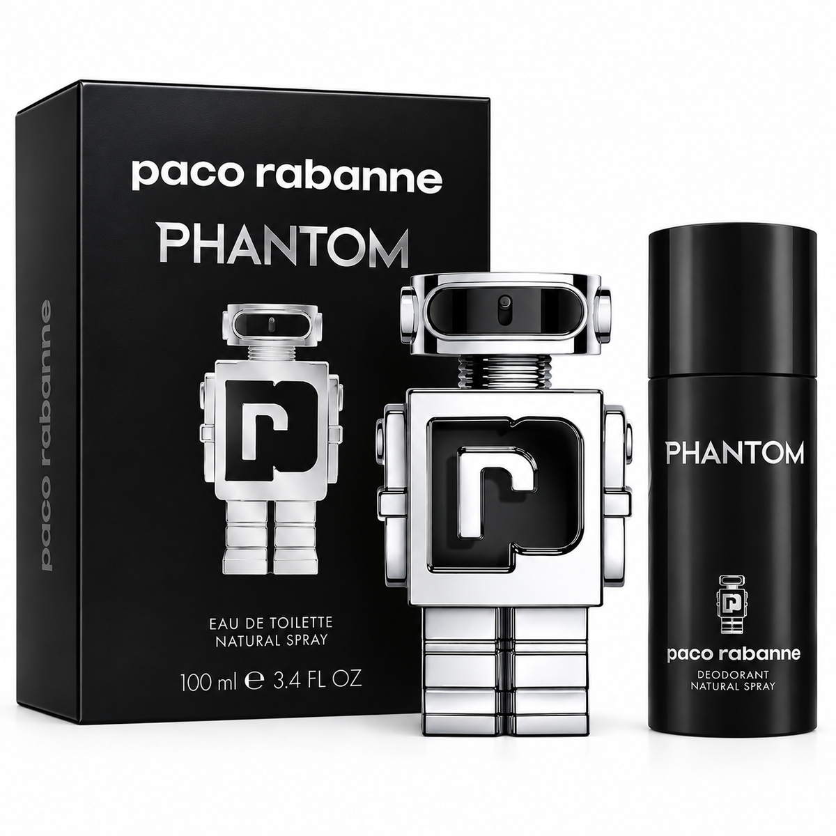 Paco Rabanne - Phantom Parfum 3.4 Men + 5.0 Deo 3.4 oz | SKU CDP210